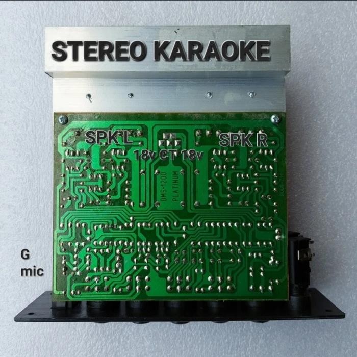 pcb kit mesin speaker aktif stereo dms 1200 platinum dms1200 tip 3055