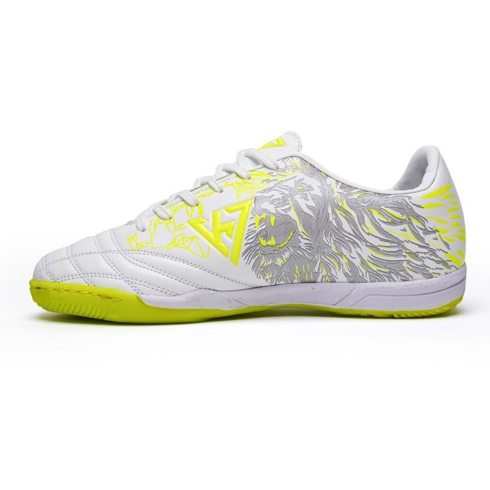 K7 - Sepatu Futsal Lion White Stabillo - Dewasa Anak specs lightspeed 2 carbon