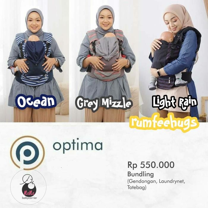 READY Optima V3 Nana baby carrier gendongan ssc bayi newborn toddler