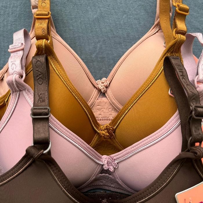 yrka- Paket Hemat Bh Lingcao Bra Lingcau Cup A Bh Busa Cup Lembut Lingcao A5 Polos Tanpa