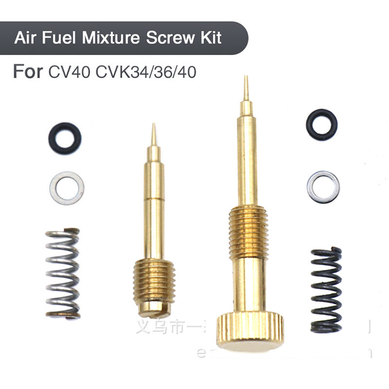 Metal Motorcycle Carburetor Air Adjusting Screw Idle Mixture Fuel Ratio Screw For Harley CV40 Keihin