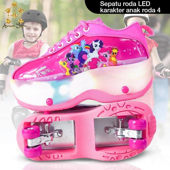 Sepatu Roda Anak/Sepatu Roda Anak Perempuan/Rollers Shoes 4 Roda