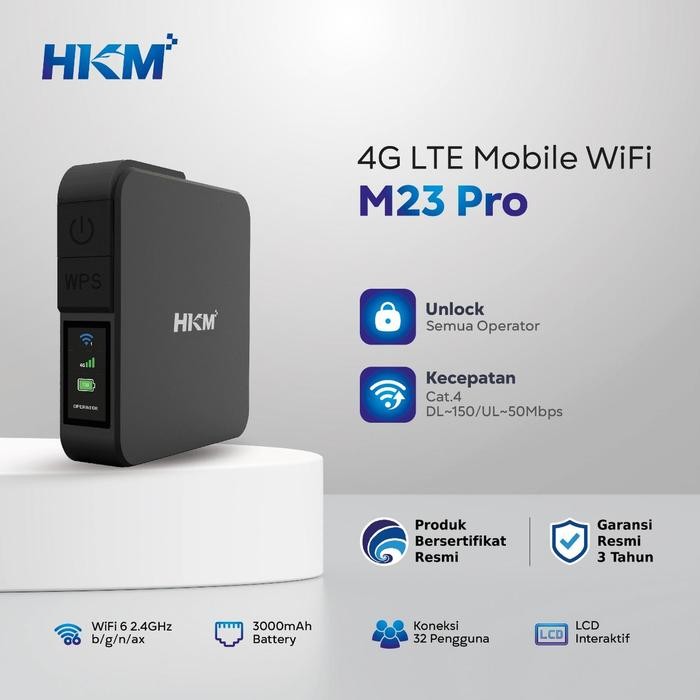 HKM M23 Pro MiFi N3 Modem Portable WiFi 4G LTE Unlock All Operator