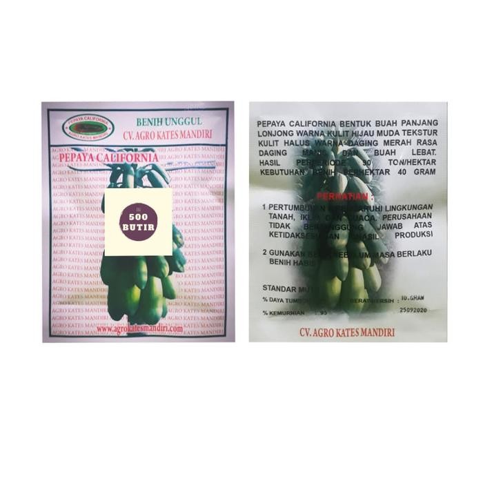 Bibit pepaya california ipb9