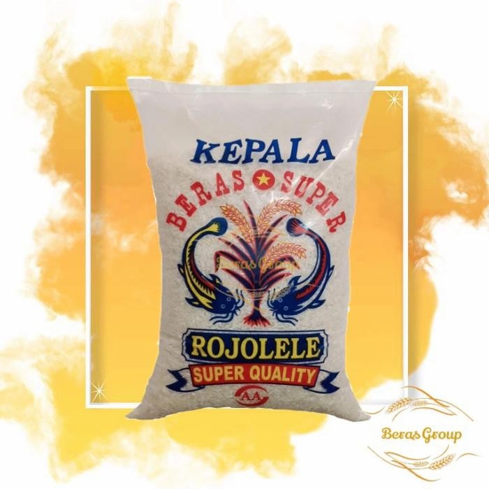 Cepatsampai- Beras Kepala Rojolele Super 3Kg - Beras Rojolele
