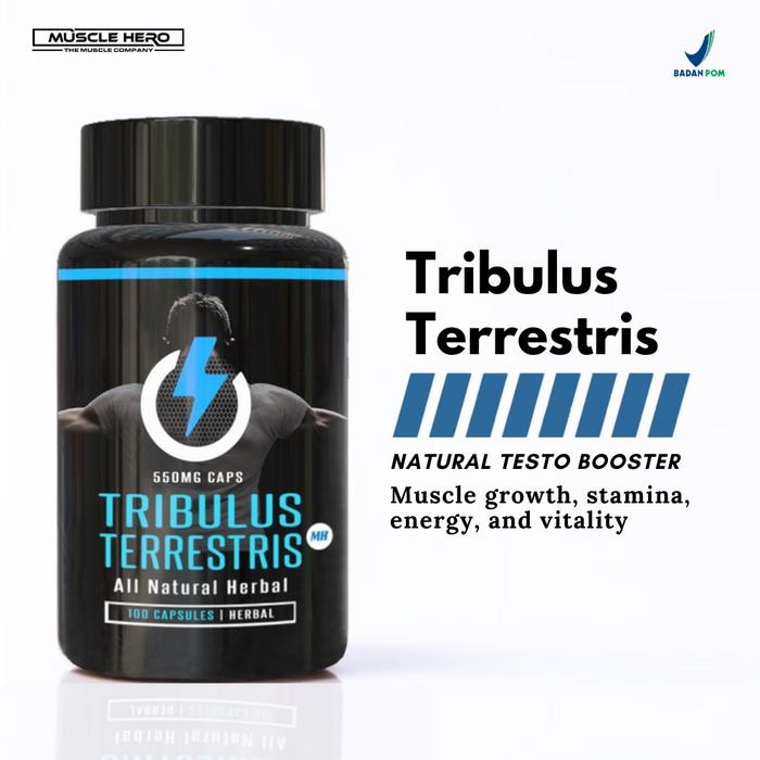 skig- Tribulus Terrestris Mh - Muscle Hero Original Bpom Testosterone Booster
