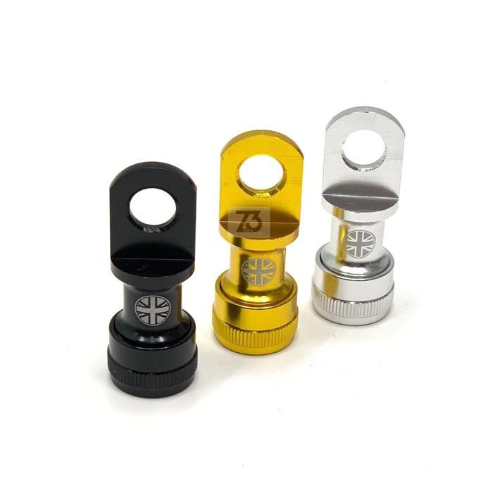 Pedal holder QR union Jack for MKS