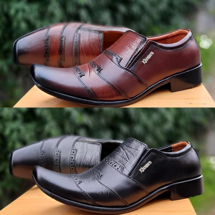 Sepatu Kantor Pria Kulit Asli Sepatu Pantofel Kulit Asli