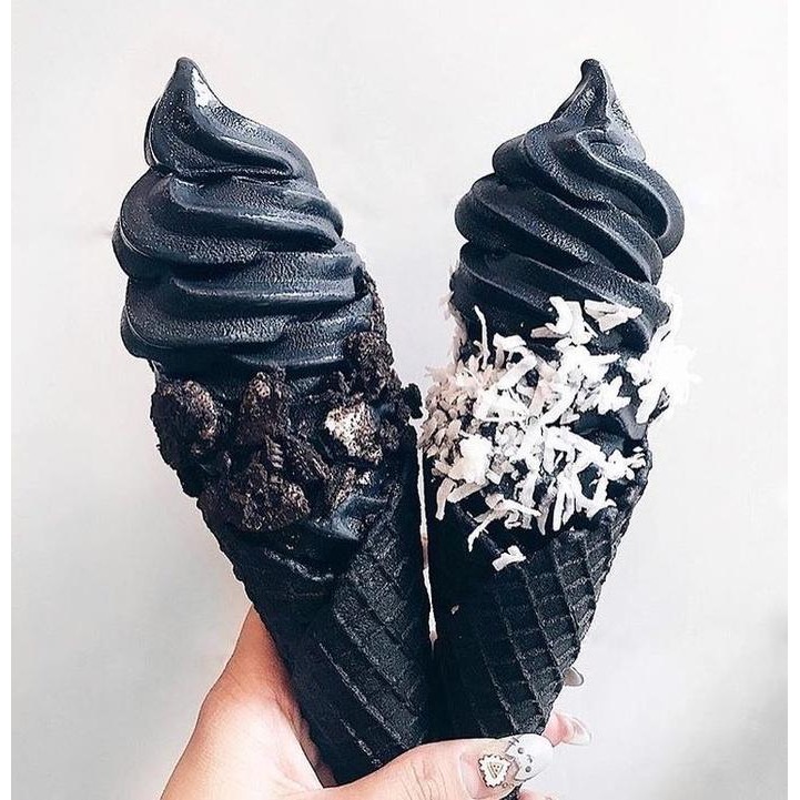 r51n- Pure Charcoal Powder Murni Bubuk Import Makanan Kue 100 Gr