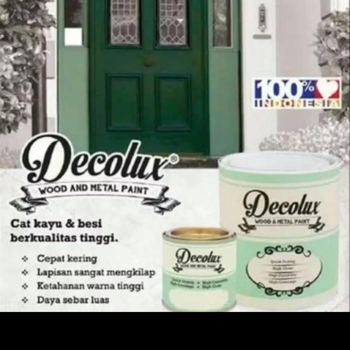 Warna agung decolux cat minyak kayu dan besi 200 ml