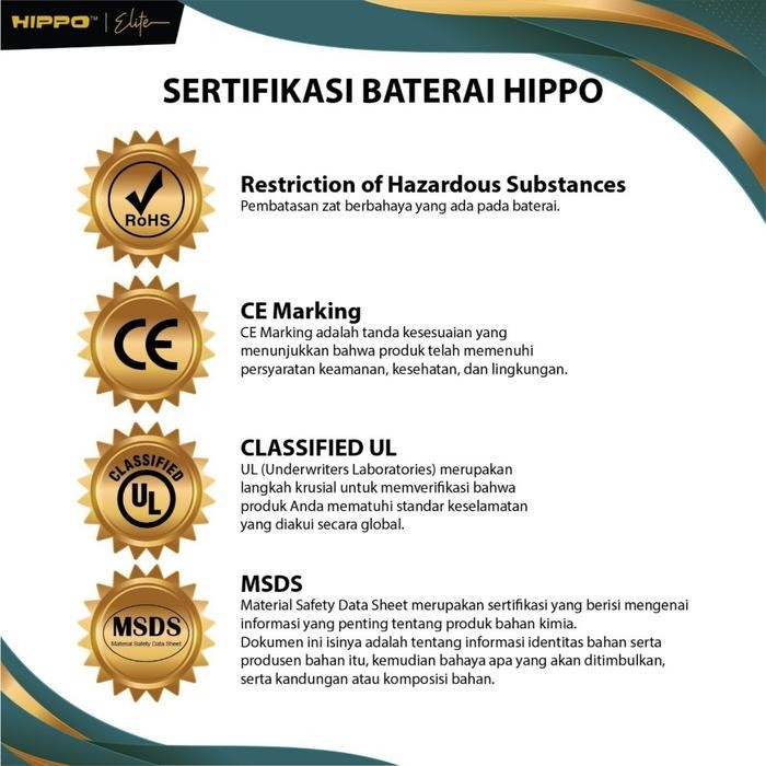 Hippo Baterai Bn46 Compatible With Redmi 7 / Redmi Note 8 4000Mah Batre Batrai Batere Battery