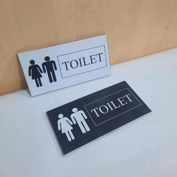 [COD] Handmadeku -Dekorasi Gantung Aesthetic Tulisan Toilet Dipasang di Dinding