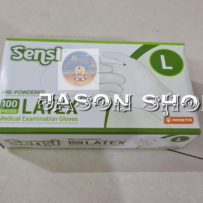KJB Sarung tangan Sensi Gloves/sarung tangan karet Sensi Gloves 100 pcs