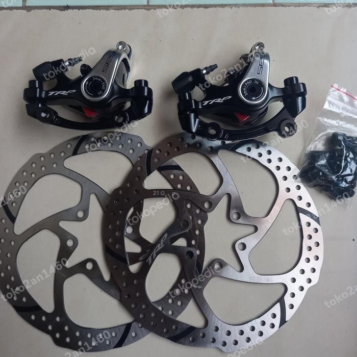 trp spyre post mount kaliper rem disc brake sepeda
