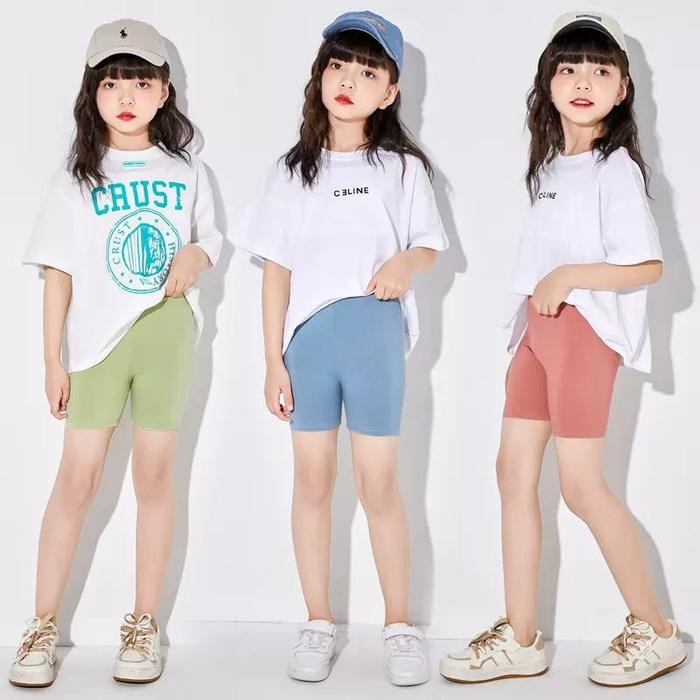 Leging Pendek Anak TK SD Short Pants Celana umur 5-11 Tahun Bahan Adem sot Fashion Perempuan