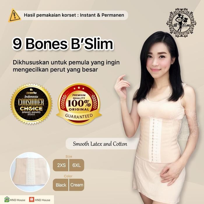 B'Slim Korset 9 bones/Korset Melahirkan/Korset Caesar