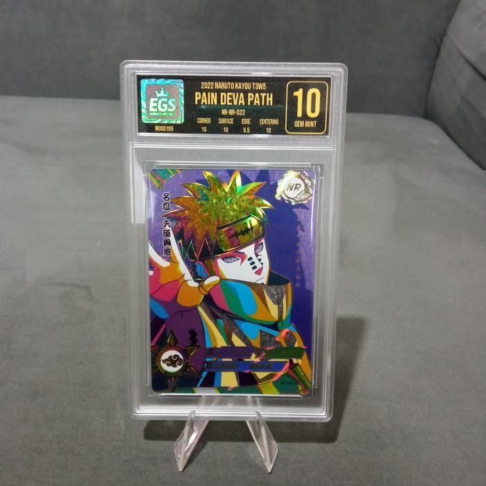 paket super hit Naruto kayou nr pain grade 10, nr Hinata raw card