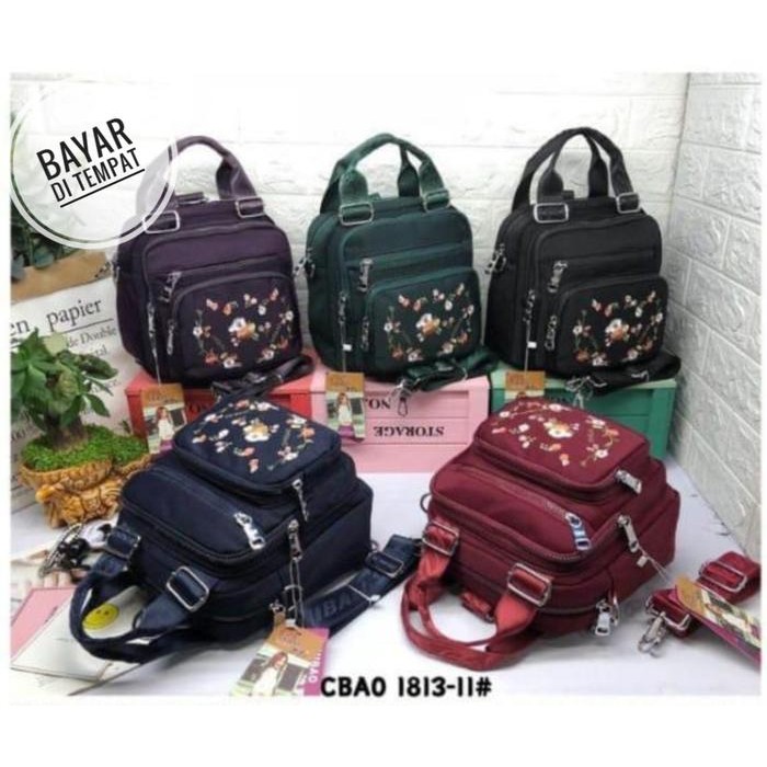 HARGA DISKON  tas wanita CHIBAO 1813-11# 3in 1 parasut import terbaru...