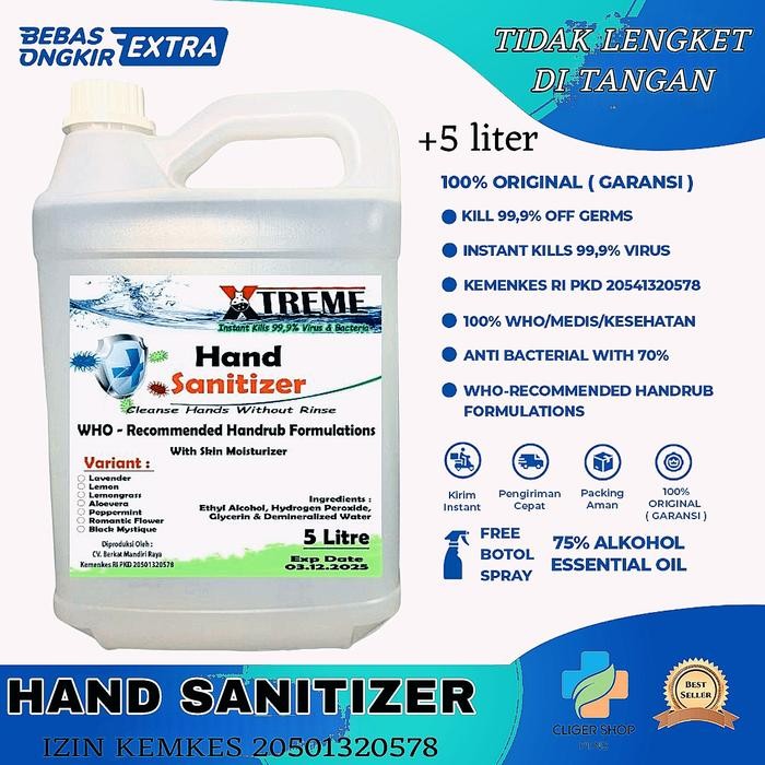 jsur- Hand Sanitizer 5 Liter Cair / Handsanitizer 5 Liter Cair