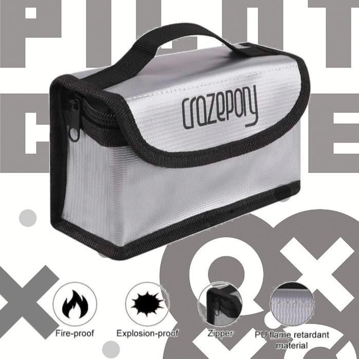 LIPO BAG CRAZEPONY FIREPROOF EXPLOSIONPROOF LIPO SAFE BAG