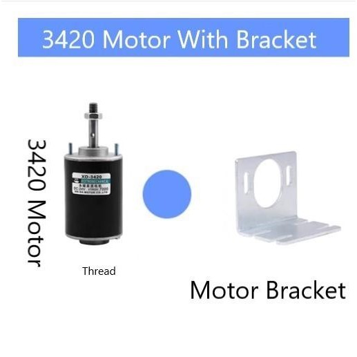 DINAMO MOTOR THREADED XD-3420 DC 12V/24V 30W (8199)
