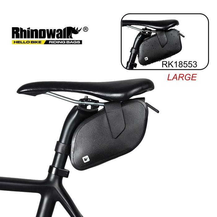 Polygon Bicycle - Rhinowalk Rk18552/53 Bike Waterproof Saddle Bag - Tas Sadel Sepeda