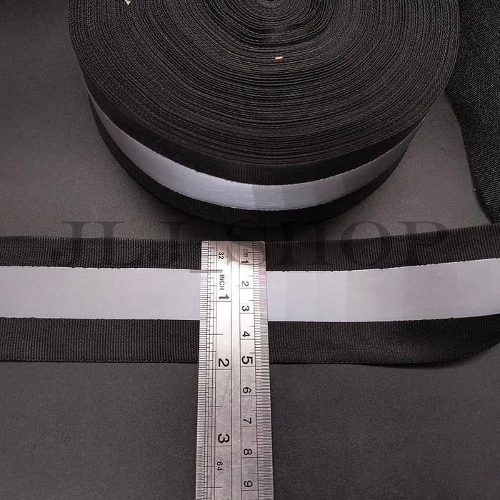 hr8k- Pita Scotlight / Relfektor Kombinasi 5 Cm (Kain 5Cmx2Cm)