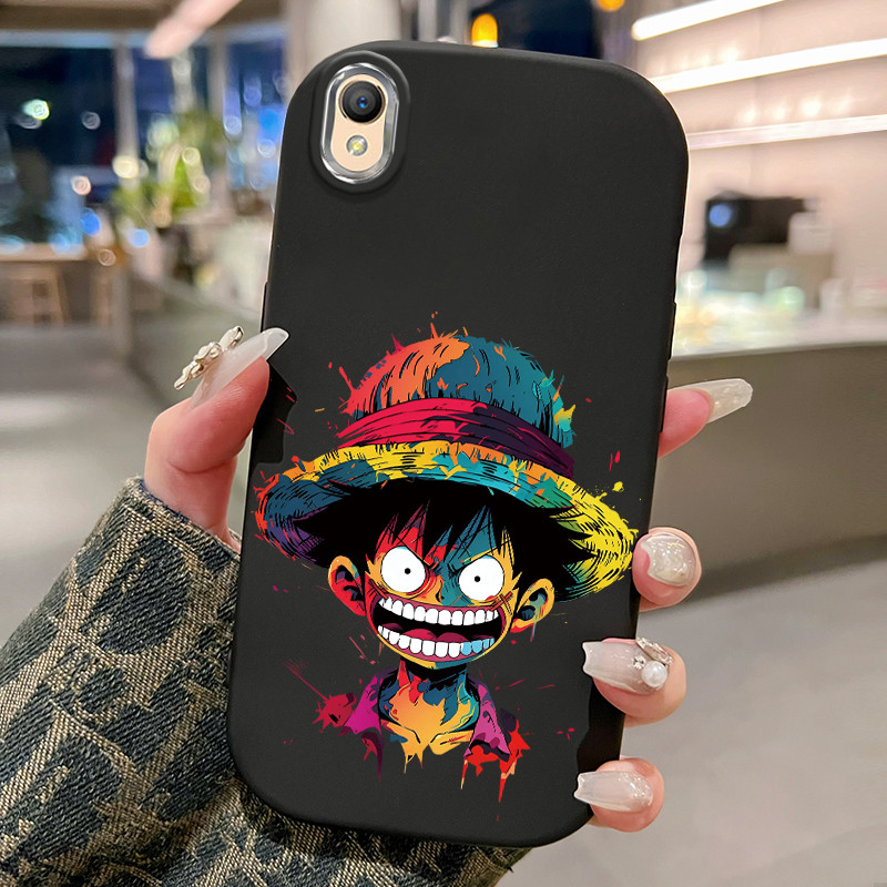 Casing Hp Untuk OPPO A37 A37F Case Casing Karakter kartun dengan topi HP Kasing bulat gemuk Cesing S