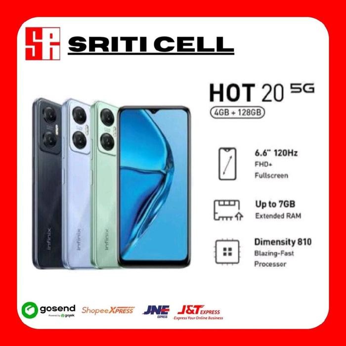 Infinix Hot 20 5G Nfc 4/128 Garansi Resmi
