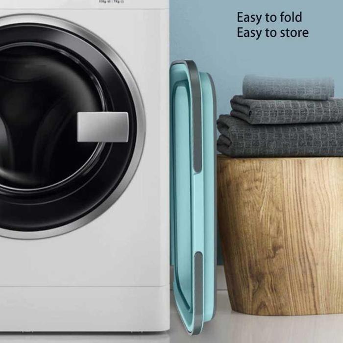 Ember Lipat 13 L Baskom Lipat Besar Portable Silikon Silicone Laundry