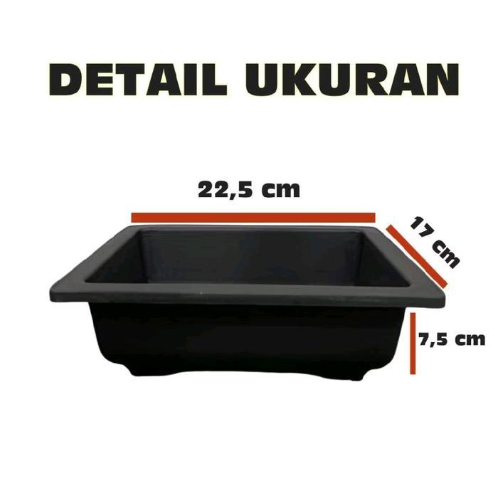 POT BONSAI UKURAN 20 /POT BONSAI KOTAK/POT BONSAI/POT TANAMAN PENDEK /POT UNIK /POT PLASTIK /POT