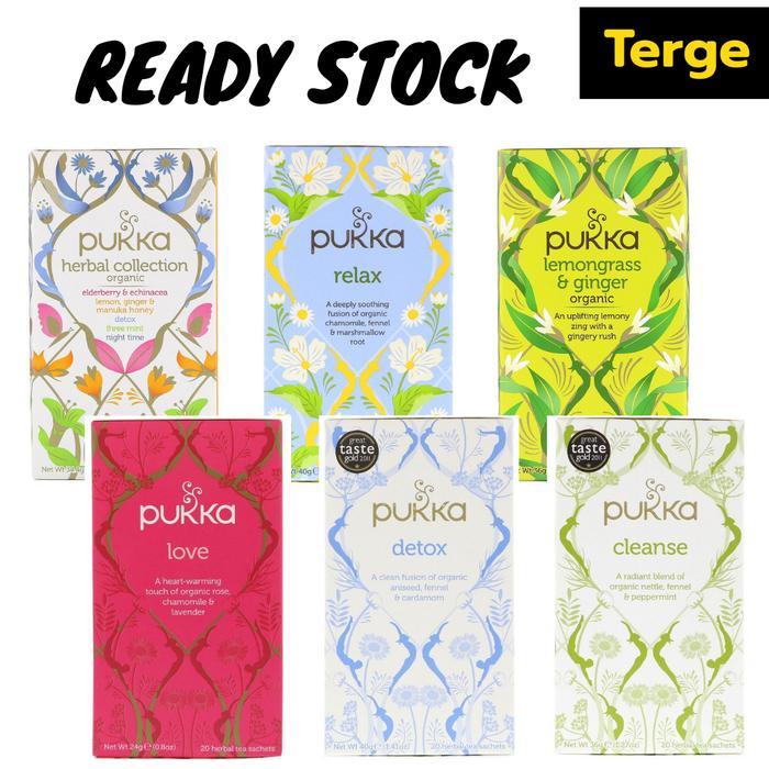Teh Pukka Herbs Various Flavor Aneka Rasa 20 Herbal Tea Sachets Terbaruu