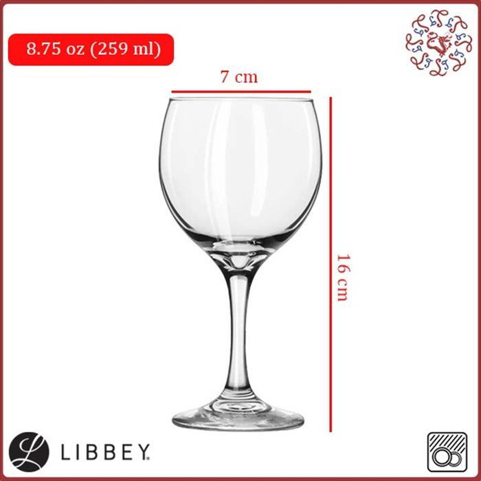 LIBBEY Wine Glass / Gelas Wine 259 ml #3784