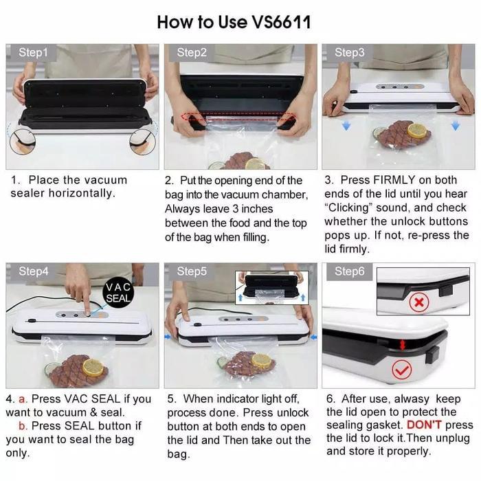 Mesin Vacum Sealer Delkochoice-Mesin Vakum Sealer Makanan Delkochoice