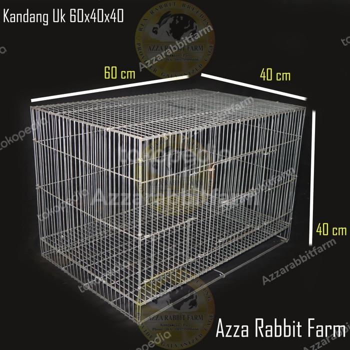 KANDANG GALVANIS UK 60X40X40 SUGAR GLIDER
