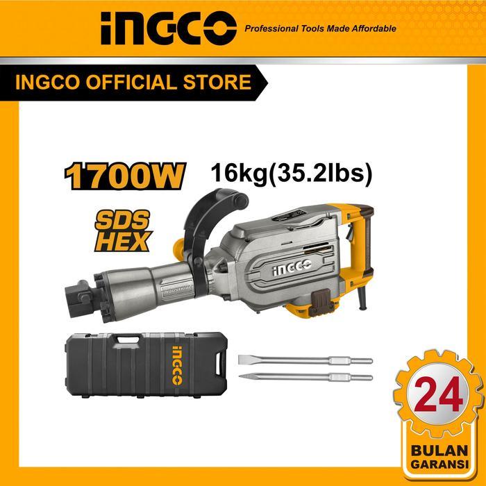 MESIN BOBOK INGCO 16KG / DEMOLITION PH65 / JACK HAMMER INGCO PDB17008