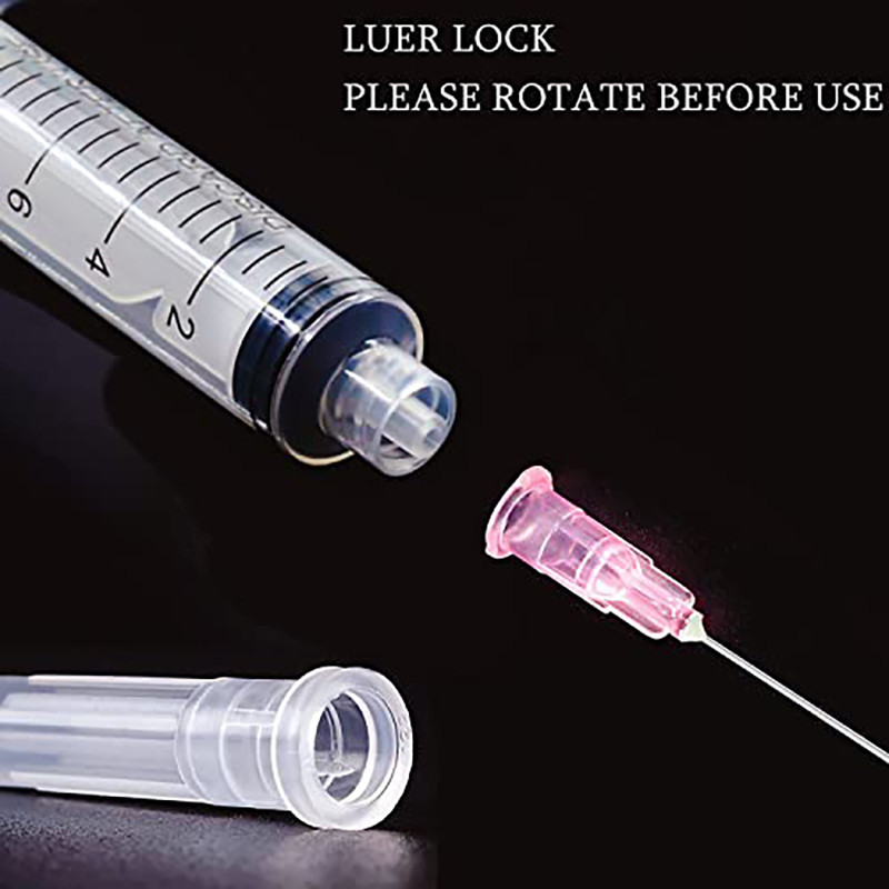 10ml Disposable Luer Lock Syringe with 18G 1.5" Needle Sterile Individually Pack for Lab Liquid