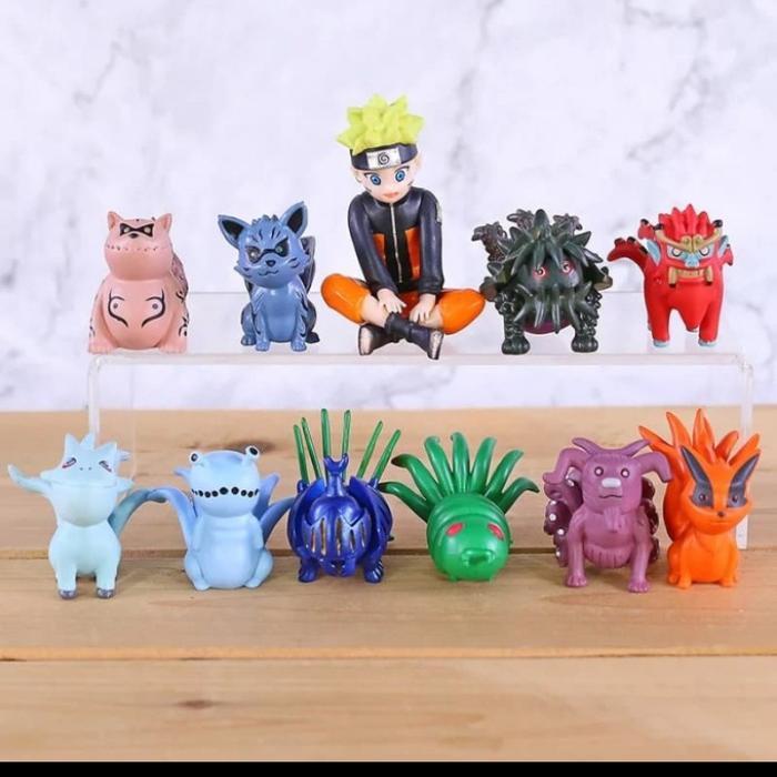 Pajangan Naruto Dan Para Bijuu Tailed Beast Figure Set