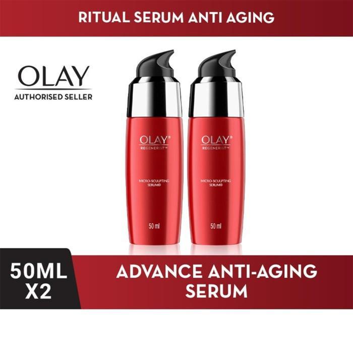 DISKON Paket Lebih Hemat Olay Serum Wajah Anti Aging Hyaluronic Skincare