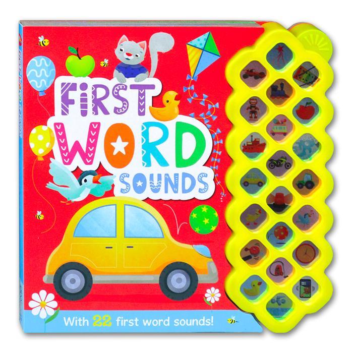 First Word Sounds Board Book With 22 First Word Sounds! - First Word Sounds