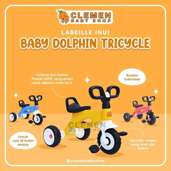Labeille Inui Baby Dolphin Tricycle KC-117 (Sepeda Roda 3)