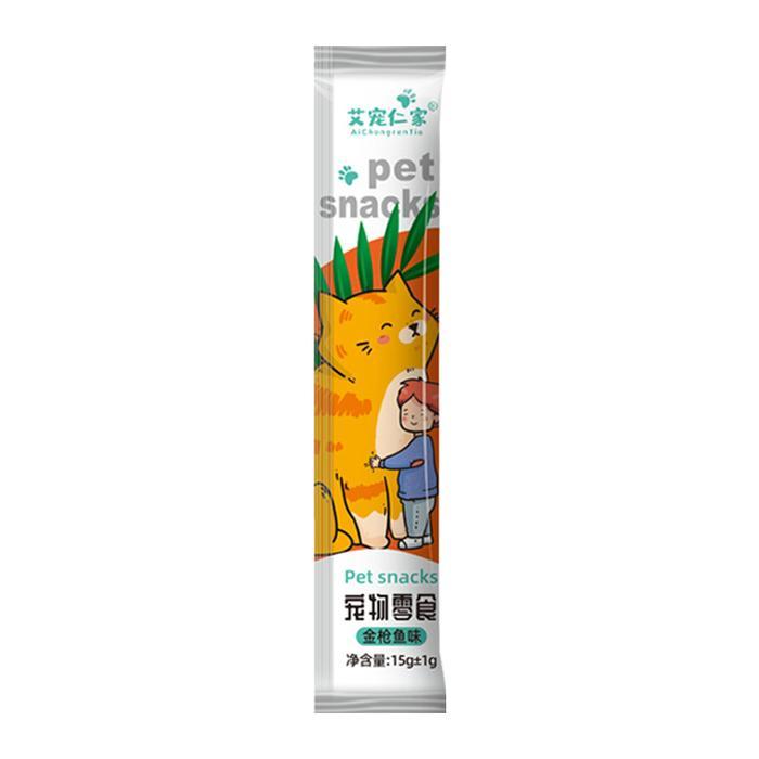 Cemilan Kucing Snack Kucing 15g Makanan Kucing Cat Food Adult Kitten Aichong Renjia 2nd Generation