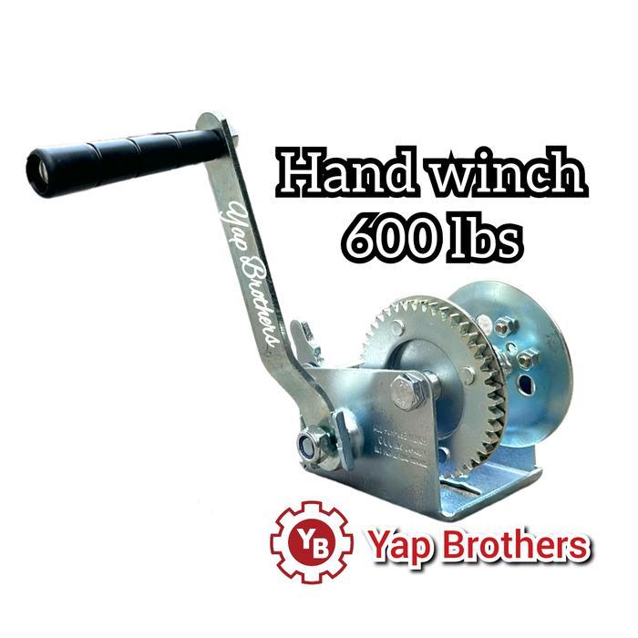 MANUAL HAND WINCH(kerekan manual Winch) ukuran 600LBS