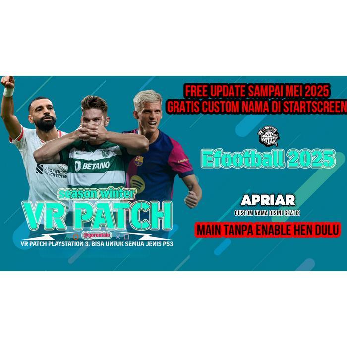 (Game Ps3) Pes Efootball Vr Terbaru