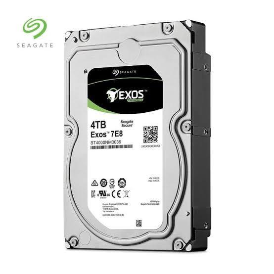 Hdd/Hardisk EXOS 3,5 internal 4TB SATA Cctv/Komputer