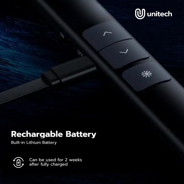 Unitech Laser Pointer Wireless Alat Presentasi Pen 50M Kontrol Terlaris