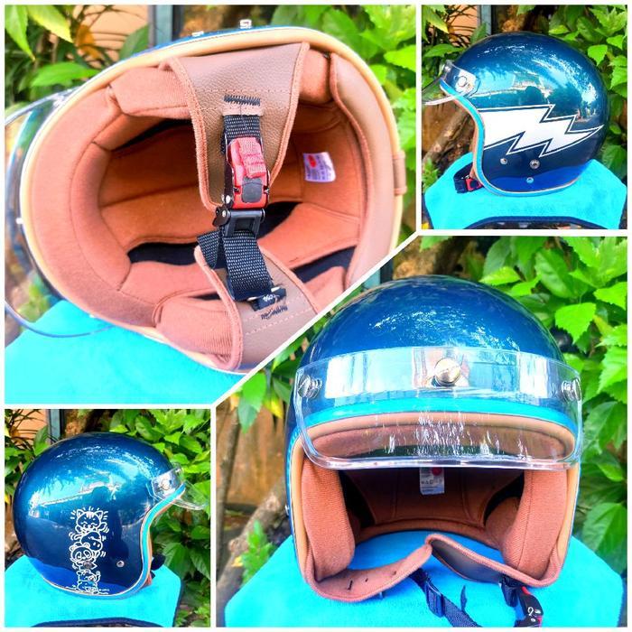 Helm Vespa Matic Classic Racer CRSL Original