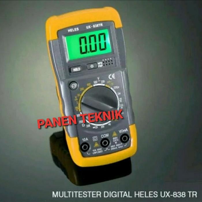 HELES UX 838TR MULTITESTER AVOMETER MULTIMETER DIGITAL UX-838TR