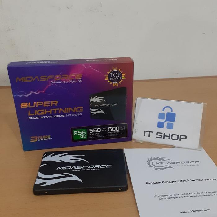 Midasforce SSD Superlightning 256GB storage