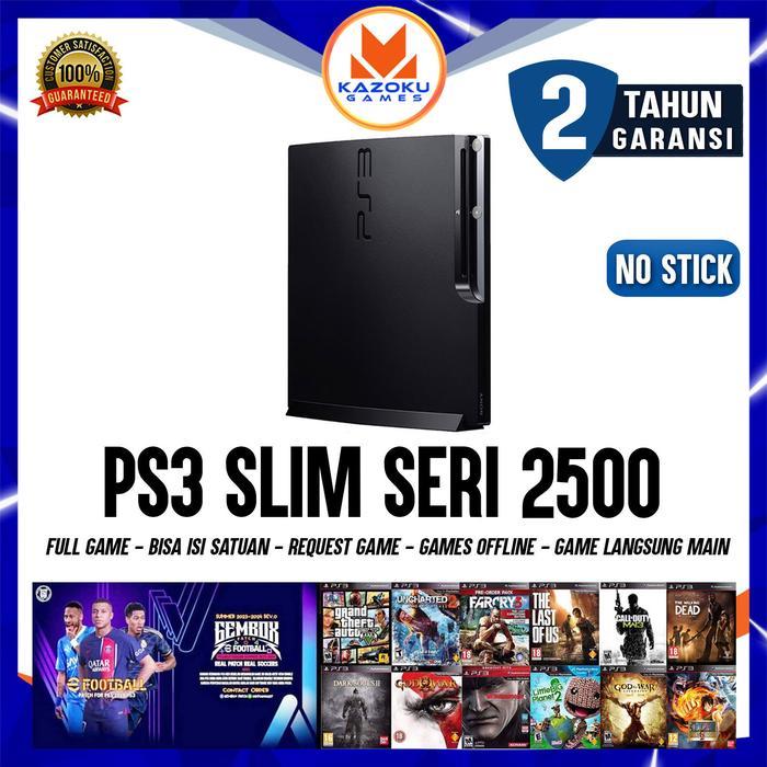[Garansi 15 bulan ] PS3 SLIM SERI 25xx CFW + FREE FULL GAME 250GB - 500GB + 1 STICK OP - Gamepad - G